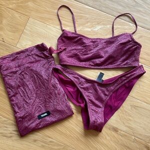 Triangl Bikini Glitter Set S